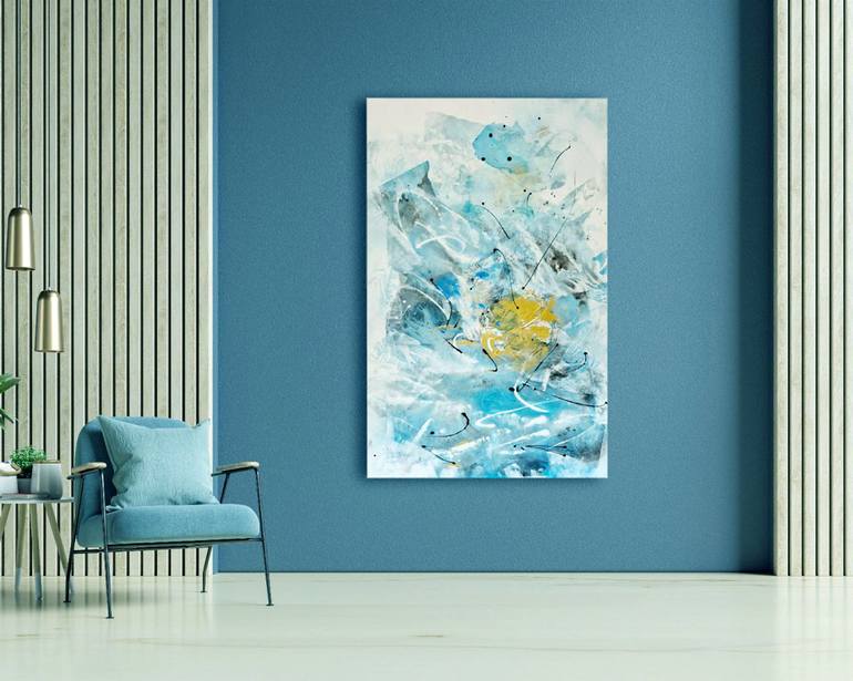 Original Contemporary Abstract Painting by simone monney