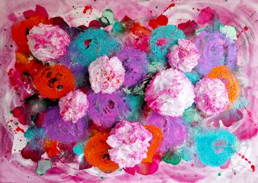 Original Contemporary Abstract Painting by Simone Monney
