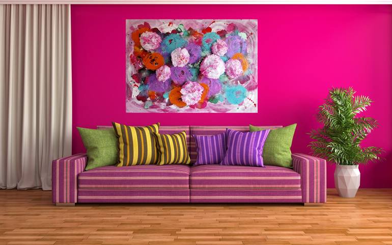Original Contemporary Abstract Painting by Simone Monney
