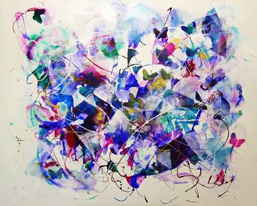 Original Abstract Paintings by simone monney