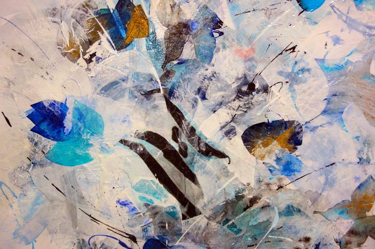 Original Modern Abstract Painting by simone monney