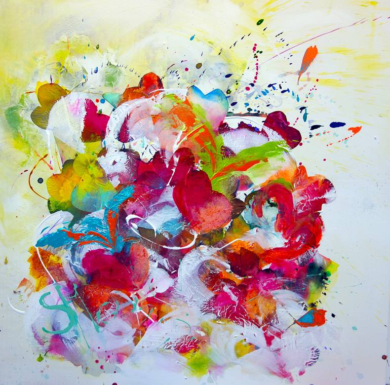 First love Painting by simone monney | Saatchi Art