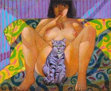 Print of Realism Nude Paintings by Ivan Hadzhiyski