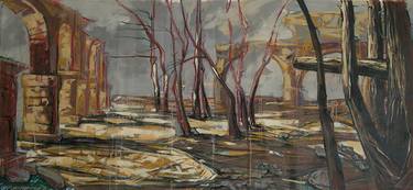 Original Expressionism Landscape Paintings by Semra Doğan