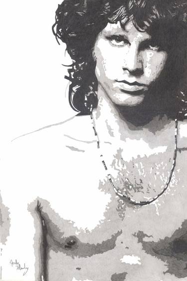 Jim Morrison   - limited edition 4 of 50 - Limited Edition of 50 thumb