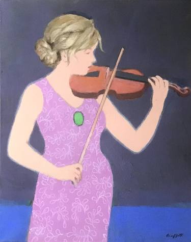 Original Figurative Music Paintings by William Buffett