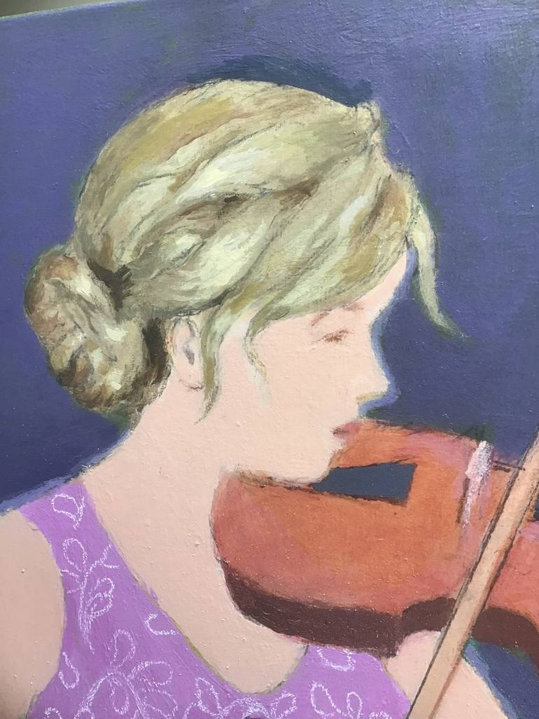 Original Figurative Music Painting by William Buffett