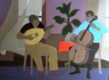 Original Figurative Music Paintings by William Buffett