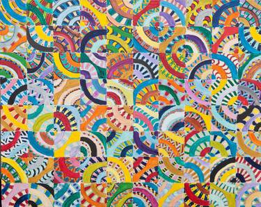 Print of Abstract Patterns Paintings by Pthomas Wood