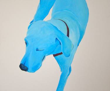 Blue dog from Montañita thumb
