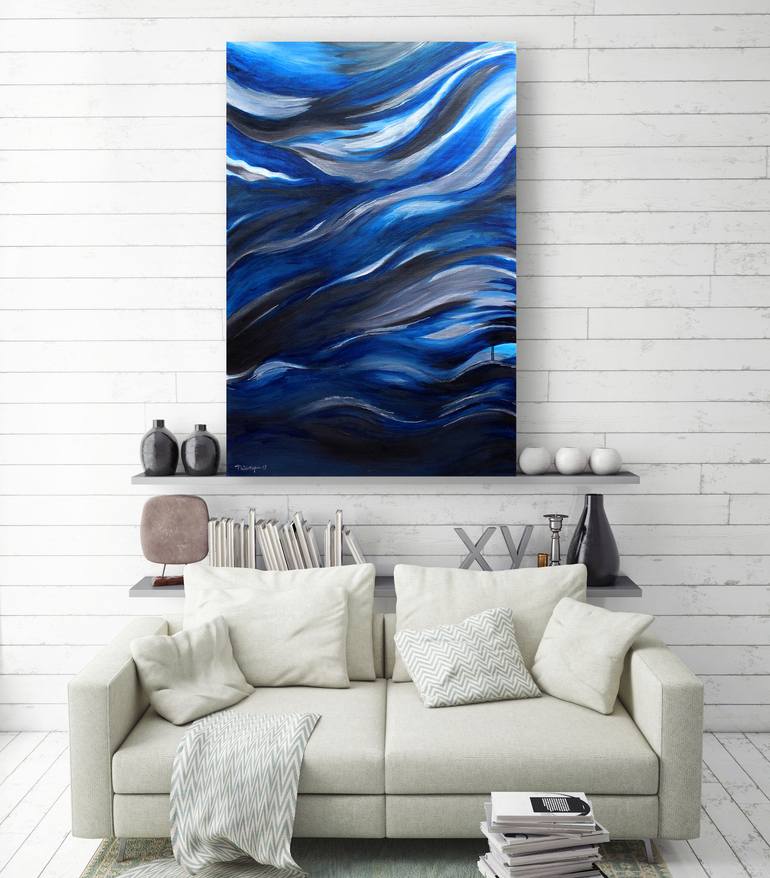 Original Abstract Expressionism Abstract Painting by Sofia 'Philosofia' Wintzer