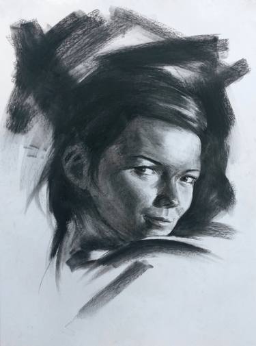 Charcoal Portrait I thumb