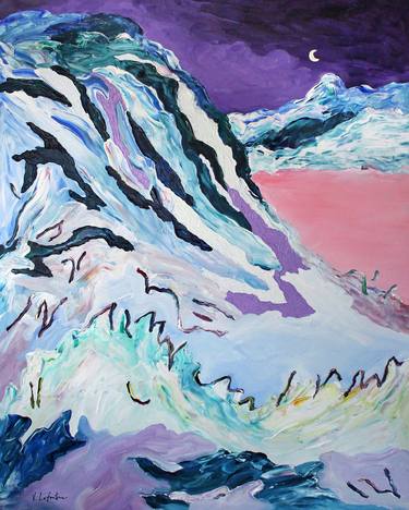 Original Abstract Landscape Paintings by Jeanette Lafontine