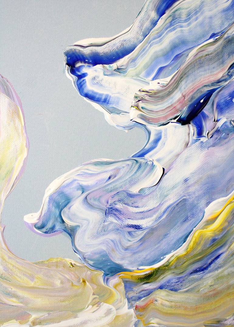 Original Abstract Landscape Painting by Jeanette Lafontine