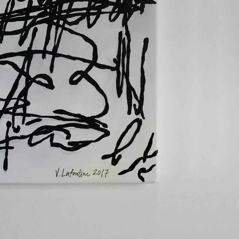 Original Abstract Landscape Painting by Jeanette Lafontine