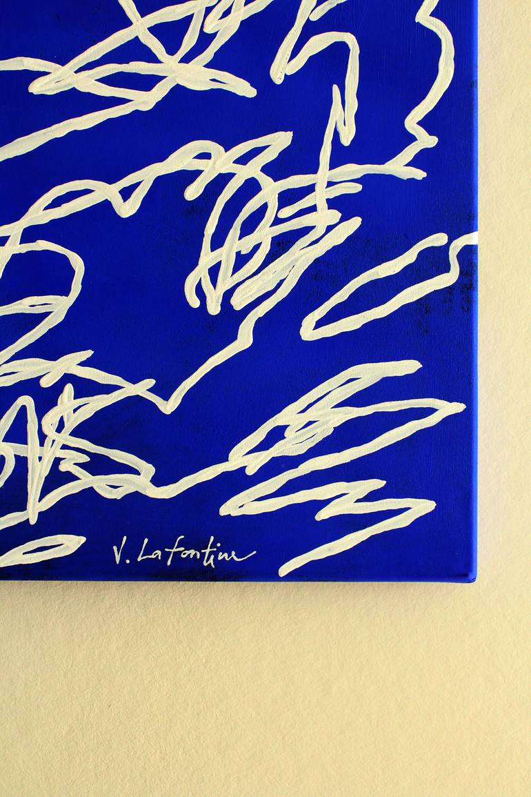 Original Abstract Expressionism Abstract Painting by Jeanette Lafontine