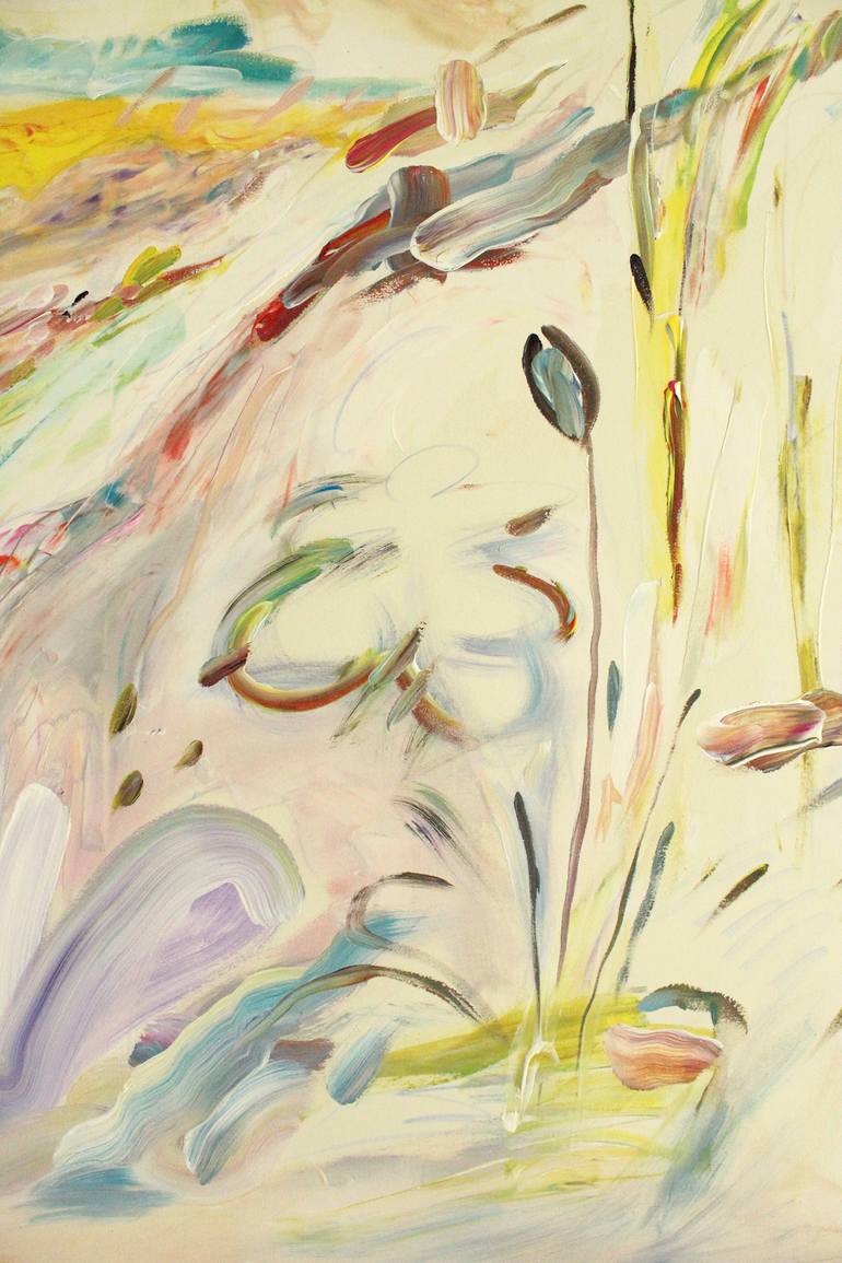 Original Abstract Landscape Painting by Jeanette Lafontine