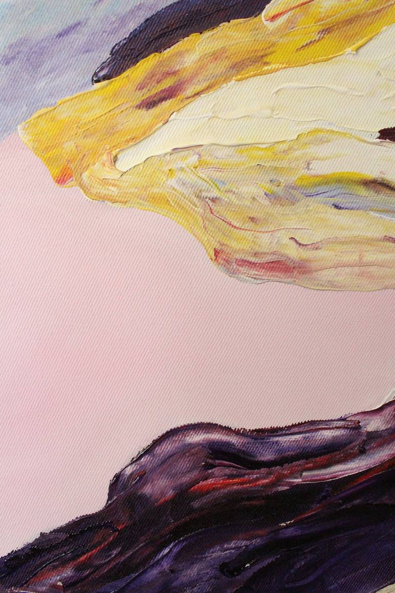 Original Abstract Landscape Painting by Jeanette Lafontine