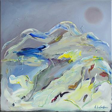 Original Abstract Landscape Paintings by Jeanette Lafontine