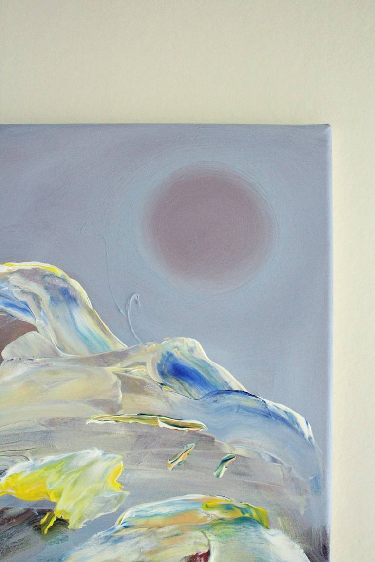 Original Abstract Landscape Painting by Jeanette Lafontine