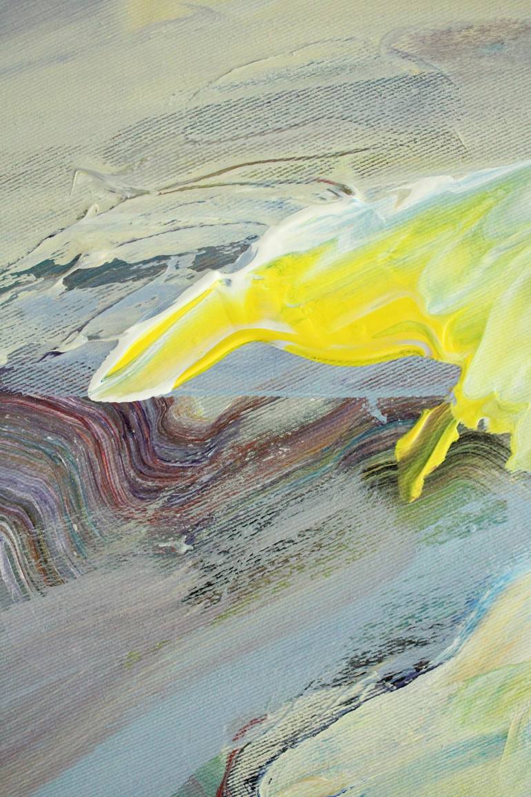 Original Abstract Landscape Painting by Jeanette Lafontine