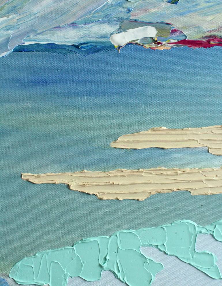 Original Abstract Landscape Painting by Jeanette Lafontine
