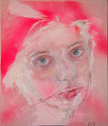 Original Abstract Expressionism Portrait Paintings by Sarah Hill