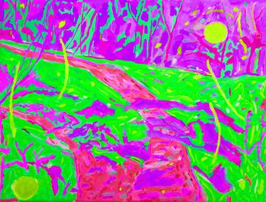 Original Expressionism Landscape Digital by Tjaša Iris