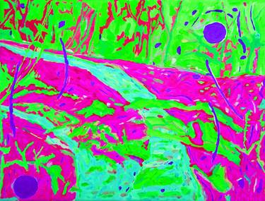 Original Expressionism Landscape Digital by Tjaša Iris