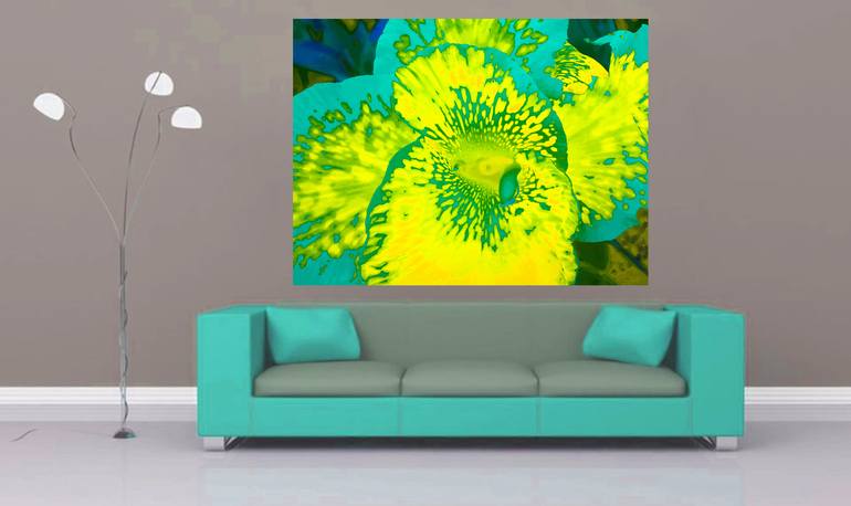 Original Expressionism Floral Photography by TjašA Iris