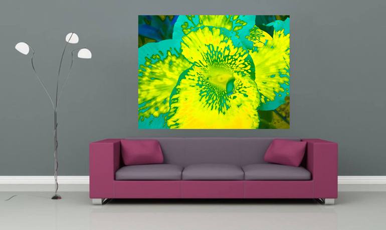 Original Expressionism Floral Photography by TjašA Iris
