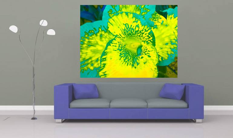 Original Expressionism Floral Photography by TjašA Iris