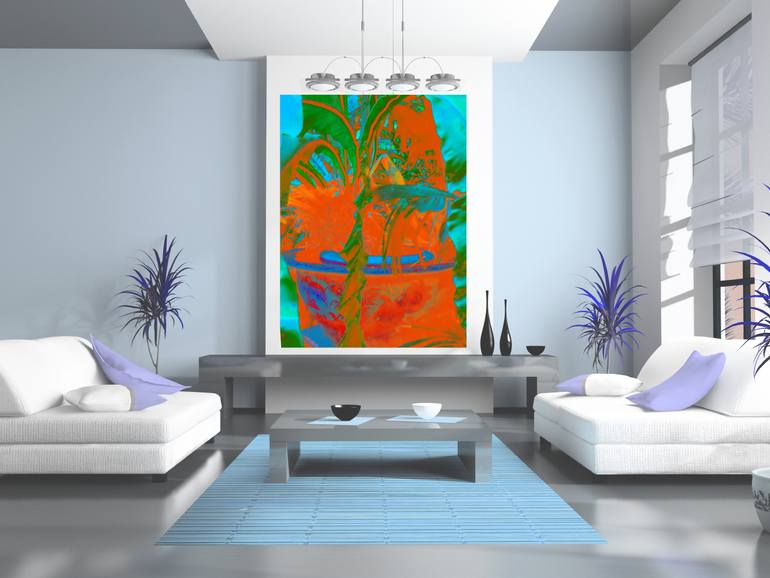 Original Expressionism Garden Mixed Media by TjašA Iris