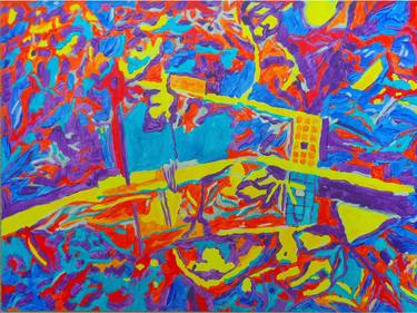 Print of Abstract Expressionism Garden Paintings by Tjaša Iris