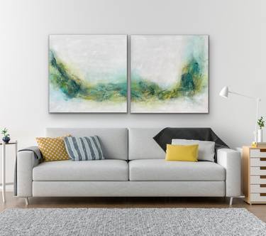 Original Abstract Landscape Paintings by Kirsten Schankweiler