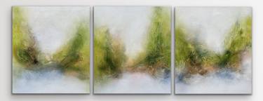 Original Abstract Expressionism Landscape Paintings by Kirsten Schankweiler