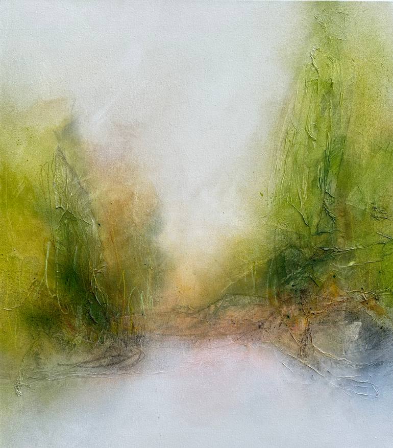 Original Abstract Landscape Painting by Kirsten Schankweiler
