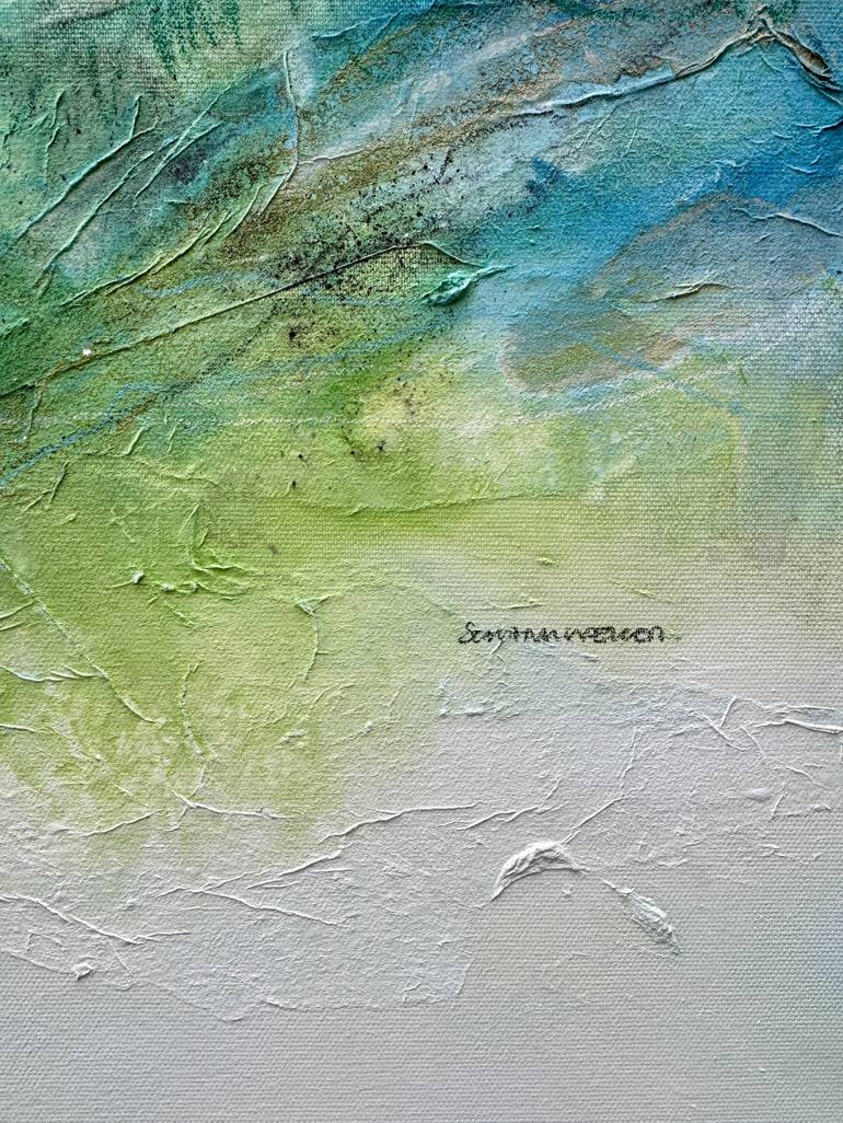 Original Abstract Expressionism Seascape Painting by Kirsten Schankweiler