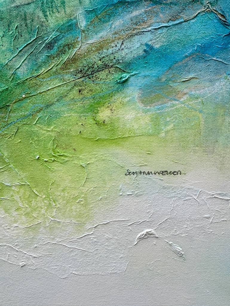 Original Abstract Seascape Painting by Kirsten Schankweiler