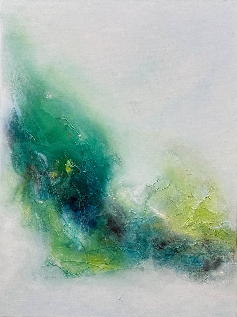 Original Abstract Seascape Painting by Kirsten Schankweiler