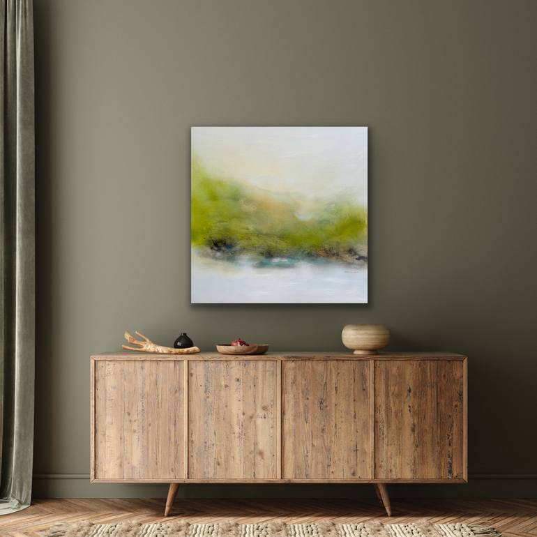 Original Abstract Landscape Painting by Kirsten Schankweiler