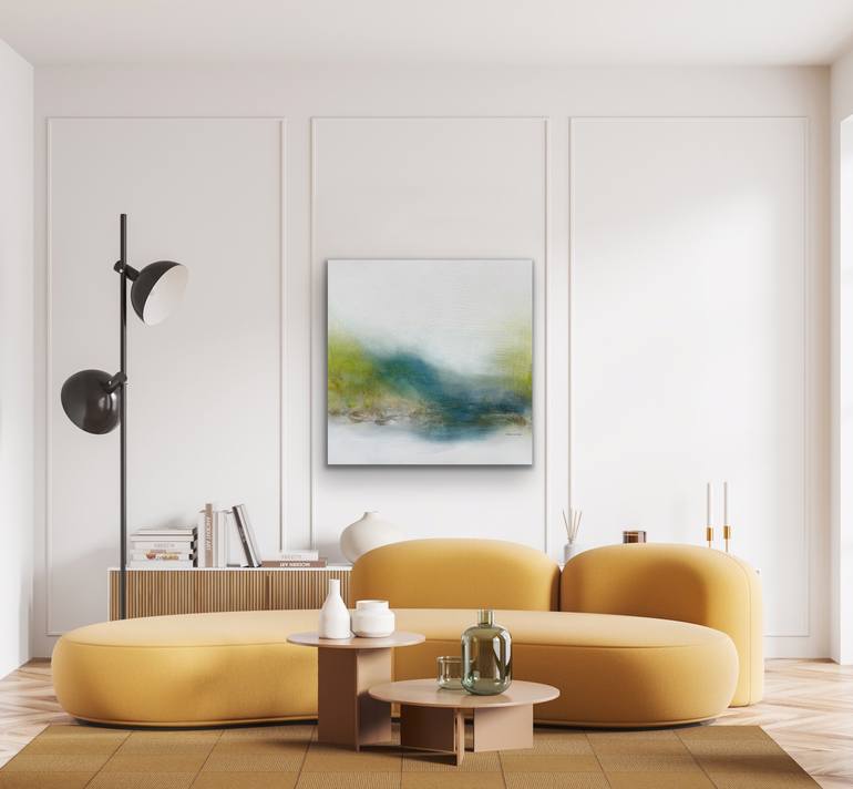 Original Abstract Landscape Painting by Kirsten Schankweiler