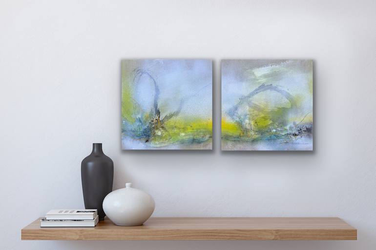 Original Abstract Expressionism Abstract Painting by Kirsten Schankweiler