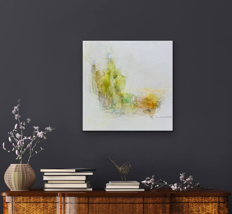 Original Abstract Expressionism Abstract Painting by Kirsten Schankweiler