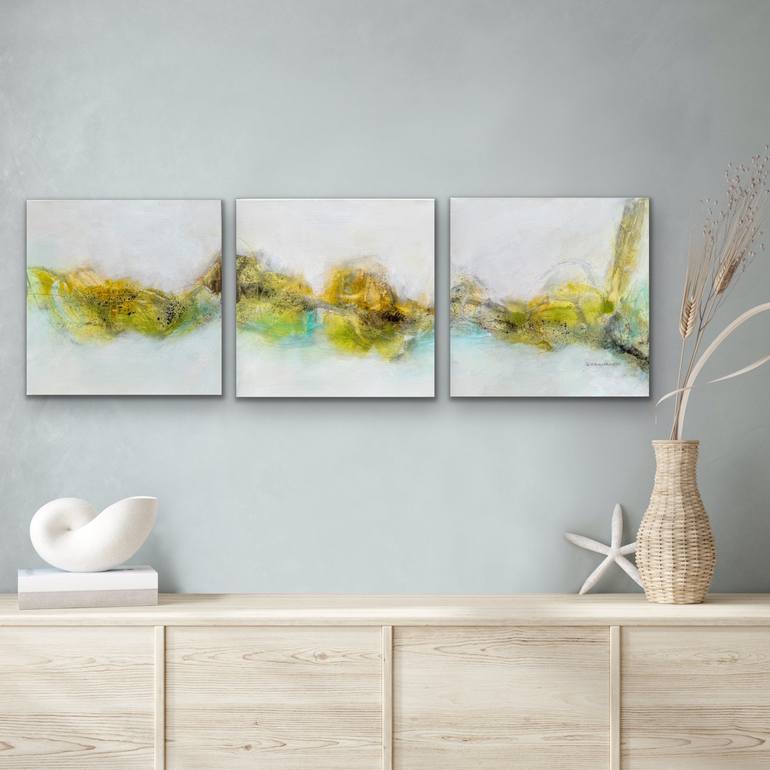 Original Abstract Landscape Painting by Kirsten Schankweiler