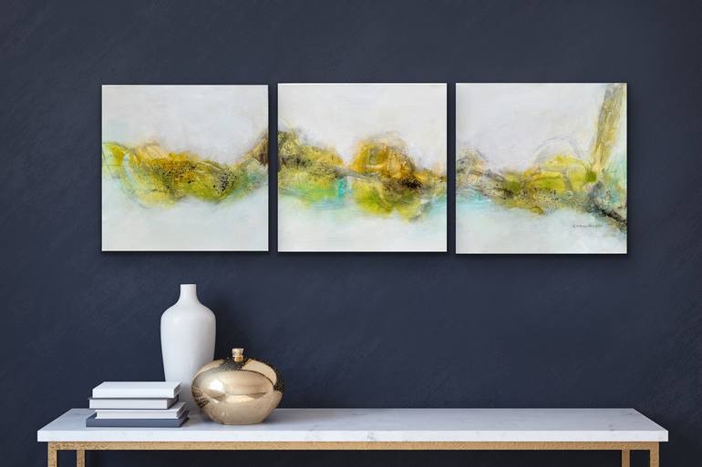 Original Abstract Landscape Painting by Kirsten Schankweiler