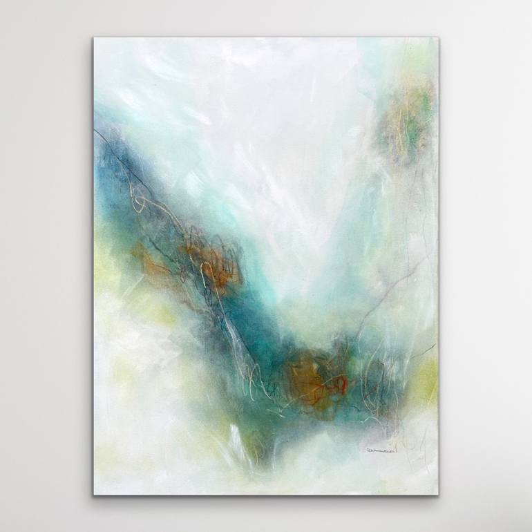 Original Abstract Expressionism Abstract Paintings by Kirsten Schankweiler
