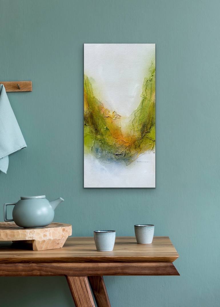 Original Abstract Landscape Painting by Kirsten Schankweiler