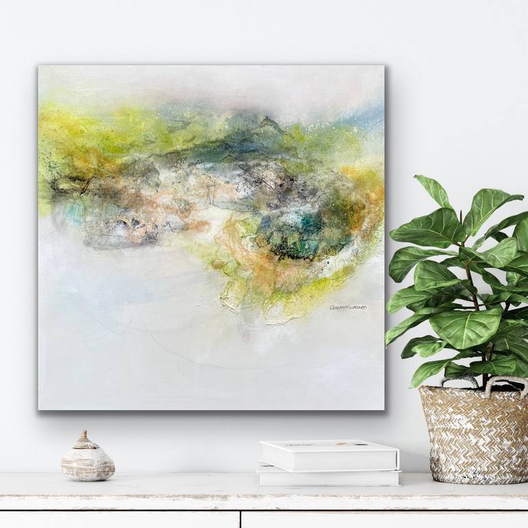 Original Abstract Landscape Painting by Kirsten Schankweiler