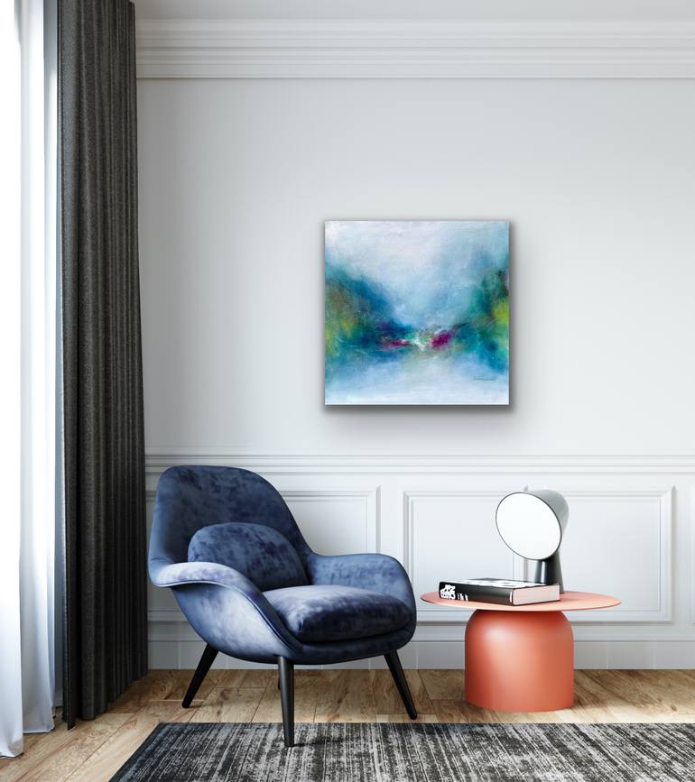 Original Abstract Expressionism Abstract Painting by Kirsten Schankweiler